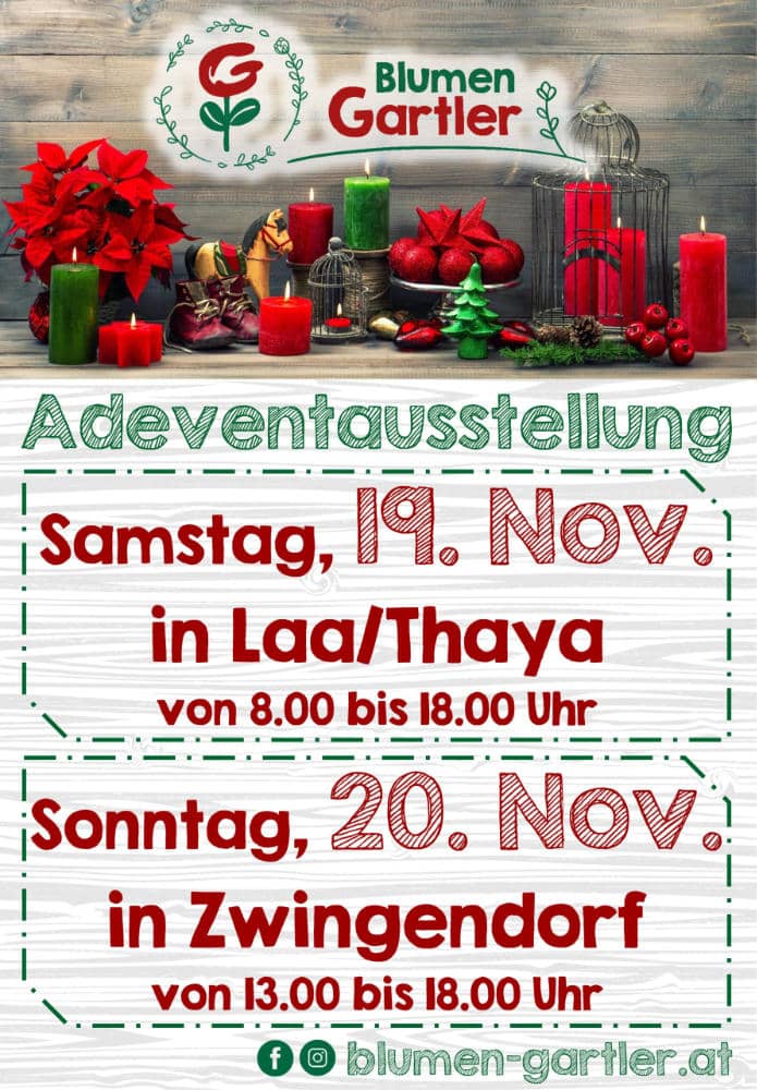Flyer Adventausstellung